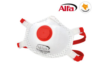 Masque poussières fines FFP3 (avec valve). 