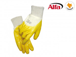 ALFA - Gants en coton (revêtus de Nitrile)
